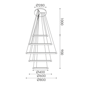ΚΡΕΜΑΣΤΟ Φ/Σ LED 80W 6400LM CCT IP20 ΧΡΥΣΟ ΜΕΤΑΛΛΙΚΟ + ΑΚΡΥΛΙΚΟ ΚΡΕΜΑΣΤΟ Φ/Σ LED 80W 6400LM CCT IP20 ΧΡΥΣΟ ΜΕΤΑΛΛΙΚΟ + ΑΚΡΥΛΙΚΟ