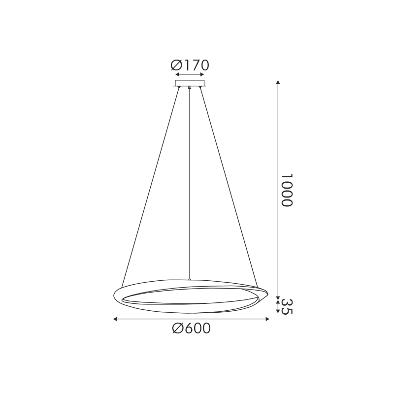 ΚΡΕΜΑΣΤΟ Φ/Σ LED 32W 2500LM CCT IP20 ΛΕΥΚΟ ΜΕΤΑΛΛΙΚΟ + ΑΚΡΥΛΙΚΟ