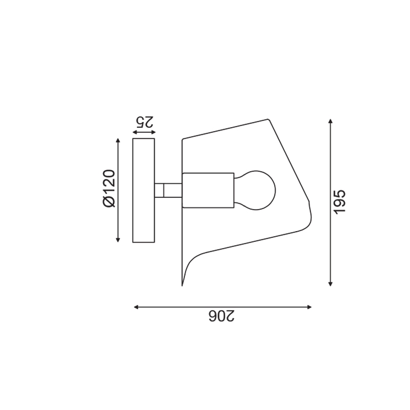 ^ΕΠΙΤΟΙΧΟ Φ/Σ 1ΧΕ27 ΛΕΥΚΟ ΜΕΤΑΛΛΙΚΟ 21Χ17Χ20CM MONET ^ΕΠΙΤΟΙΧΟ Φ/Σ 1ΧΕ27 ΛΕΥΚΟ ΜΕΤΑΛΛΙΚΟ 21Χ17Χ20CM MONET