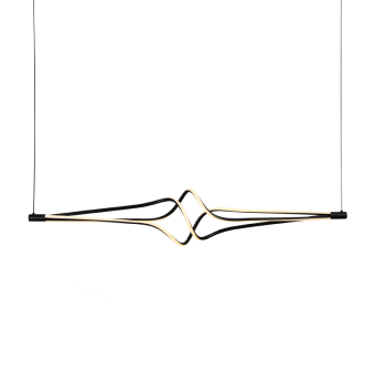 ΚΡΕΜΑΣΤΟ Φ/Σ  LED 48W 3800LM CCT IP20 ΜΑΥΡΟ ΑΛΟΥΜΙΝΙΟ + ΑΚΡΥΛΙΚΟ
