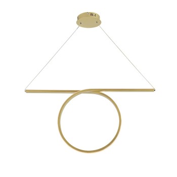 NETTO ΚΡΕΜΑΣΤΟ Φ/Σ LED 43W 3000K 2580LM ΟΡΕΙΧΑΛΚΟ ΑΛΟΥΜΙΝΙΟ 88Χ17ΧΗ120CM ZERO