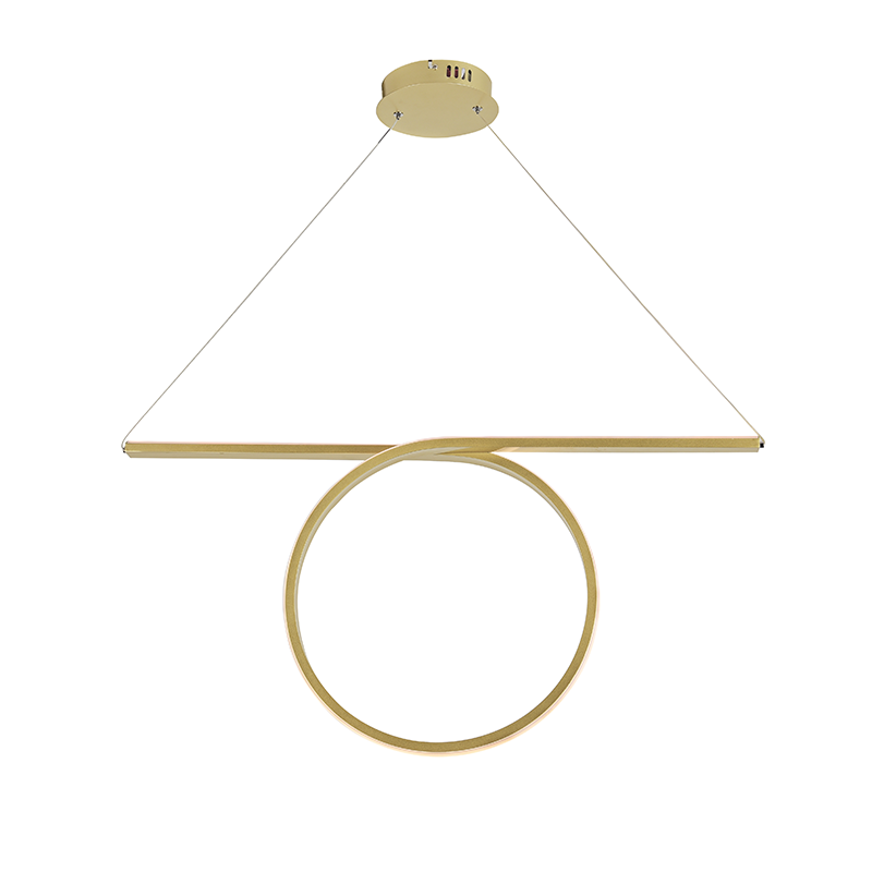 NETTO ΚΡΕΜΑΣΤΟ Φ/Σ LED 43W 3000K 2580LM ΟΡΕΙΧΑΛΚΟ ΑΛΟΥΜΙΝΙΟ 88Χ17ΧΗ120CM ZERO