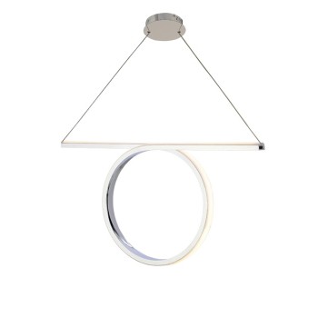 NETTO ΚΡΕΜΑΣΤΟ Φ/Σ LED 43W 3000K 2580LM ΧΡΩΜΙΟ ΑΛΟΥΜΙΝΙΟ 88Χ17ΧΗ120CM ZERO