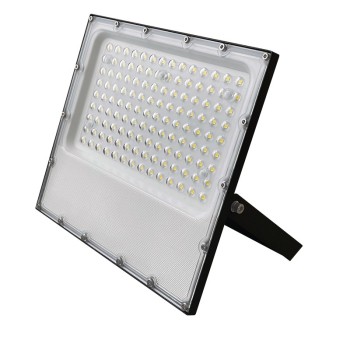  LED SMD BLACK FLOOD LUMINAIRE IP65 150W 6000K 18000Lm 100-277V AC RA80 IK08 5YRS BREATHING VALVE