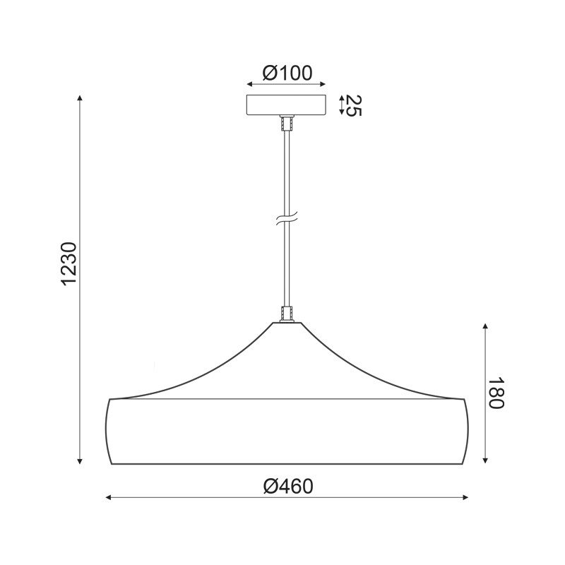 ΚΡΕΜΑΣΤΟ Φ/Σ 1ΧΕ27 ΜΕΤΑΛΛΙΚΟ ΛΕΥΚΟ/ΧΡΥΣΟ Φ46ΧΗ123CM CALIPHATE ΚΡΕΜΑΣΤΟ Φ/Σ 1ΧΕ27 ΜΕΤΑΛΛΙΚΟ ΛΕΥΚΟ/ΧΡΥΣΟ Φ46ΧΗ123CM CALIPHATE