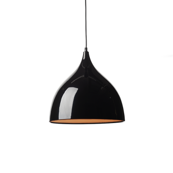 ΜΕΤΑΛΛΙΚΗ ΚΑΜΠΑΝΑ 1ΧΕ27 ΜΑΥΡΗ  Φ35xΗ31cm ROXANNE ΜΕΤΑΛΛΙΚΗ ΚΑΜΠΑΝΑ 1ΧΕ27 ΜΑΥΡΗ  Φ35xΗ31cm ROXANNE