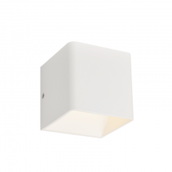 ΛΕΥΚΗ ΑΠΛΙΚΑ LED UP-DOWN CUBE 1X3W 230V 3000K 25000hrs NEPHELE