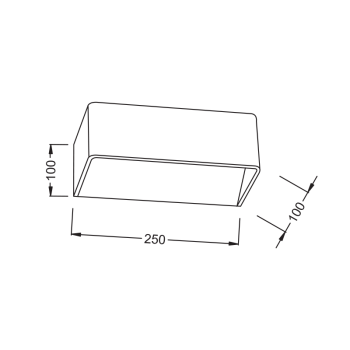 ΕΠΙΤΟΙΧ.Φ/Σ LED ΜΑΥΡΟ UPDOWN PARALLEL 2X3W 230V 3000K 30000h NEPHELE ΕΠΙΤΟΙΧ.Φ/Σ LED ΜΑΥΡΟ UPDOWN PARALLEL 2X3W 230V 3000K 30000h NEPHELE