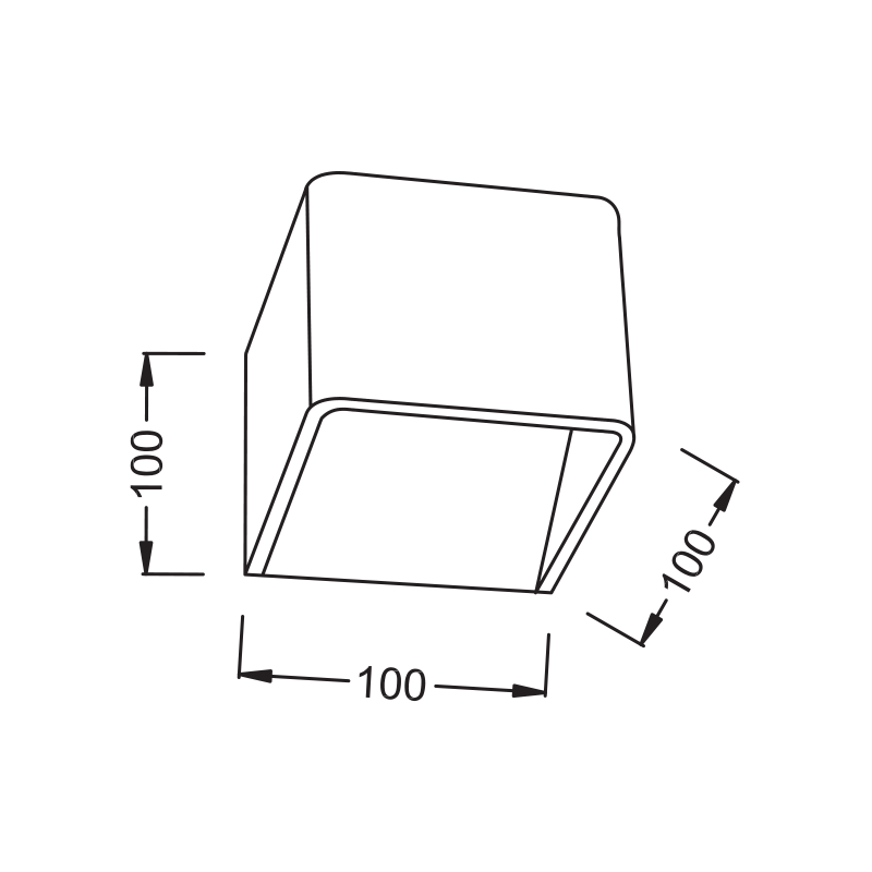 ΕΠΙΤΟΙΧ.Φ/Σ LED ΧΡ.ΞΥΛΟΥ UPDOWN CUBE 1X3W 230V 3000K 30000hr NEPHELE ΕΠΙΤΟΙΧ.Φ/Σ LED ΧΡ.ΞΥΛΟΥ UPDOWN CUBE 1X3W 230V 3000K 30000hr NEPHELE