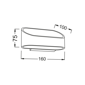 ΕΠΙΤΟΙΧΙΟ Φ/Σ LED ΑΠΟΧΡ.ΞΥΛΟΥ UP-DOWN 1X3W 230V 3000K 30000h NEPHELE ΕΠΙΤΟΙΧΙΟ Φ/Σ LED ΑΠΟΧΡ.ΞΥΛΟΥ UP-DOWN 1X3W 230V 3000K 30000h NEPHELE