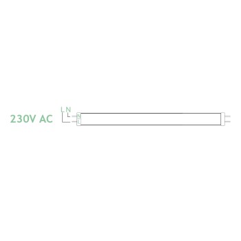T8 G13 LED GLASS SMD 14W 0.9M 230VAC 1350LM 3000K 320° RA80