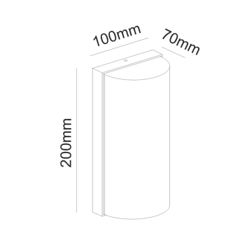 ^LED SMD WALL LUMINAIRE 10W 560LM 138° 230V AC 3.000K DARK GREY CRI80 IP65 30.000HRS ^LED SMD WALL LUMINAIRE 10W 560LM 138° 230V AC 3.000K DARK GREY CRI80 IP65 30.000HRS