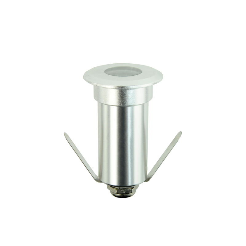 ^LED ROUND INGROUND SPOT LUMINAIRE 1W 90LM 4000K 30° 230V AC IP65 RA80 30.000hrs