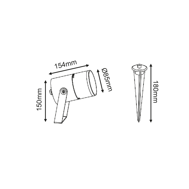 ^LED COB SPOT LUMINAIRE 9W 300LM 15-50° 230V AC 3.000K DARK GREY CRI80 IP65 30.000HRS ^LED COB SPOT LUMINAIRE 9W 300LM 15-50° 230V AC 3.000K DARK GREY CRI80 IP65 30.000HRS