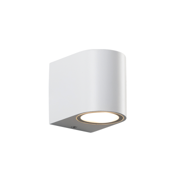 ^GU10 WALL LUMINAIRE 230V AC MATT WHITE IP65 MAX.35W