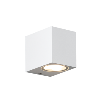 ^GU10 WALL LUMINAIRE 230V AC MATT WHITE IP65 MAX.35W
