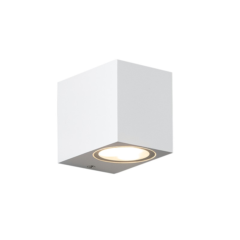 ^GU10 WALL LUMINAIRE 230V AC MATT WHITE IP65 MAX.35W