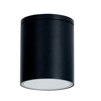 GU10  ROUND CEILING LUMINAIRE 230V AC BLACK IP65 GU10 MAX.35W