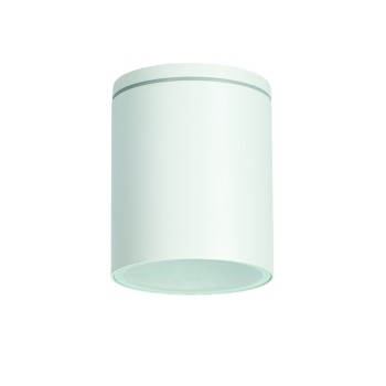 ^GU10  ROUND CEILING LUMINAIRE 230V AC MATT WHITE IP65 GU10 MAX.35W
