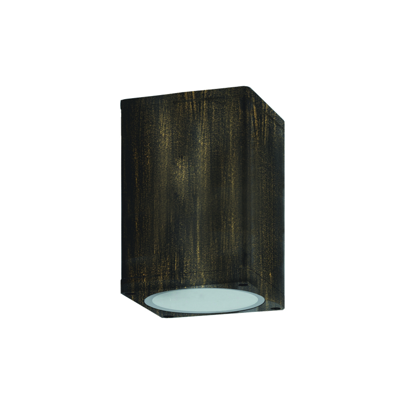 ^E27 PAR30 SQUARE CEILING LUMINAIRE 230V AC GOLDEN BLACK IP65 MAX.35W ^E27 PAR30 SQUARE CEILING LUMINAIRE 230V AC GOLDEN BLACK IP65 MAX.35W