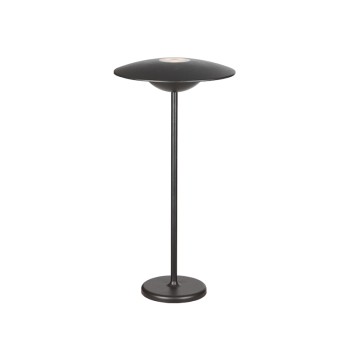 ^LED SMD TABLE BATTERY LUMINAIRE 2W 260LM 83° 3.000K DARK GREY CRI80 IP54 