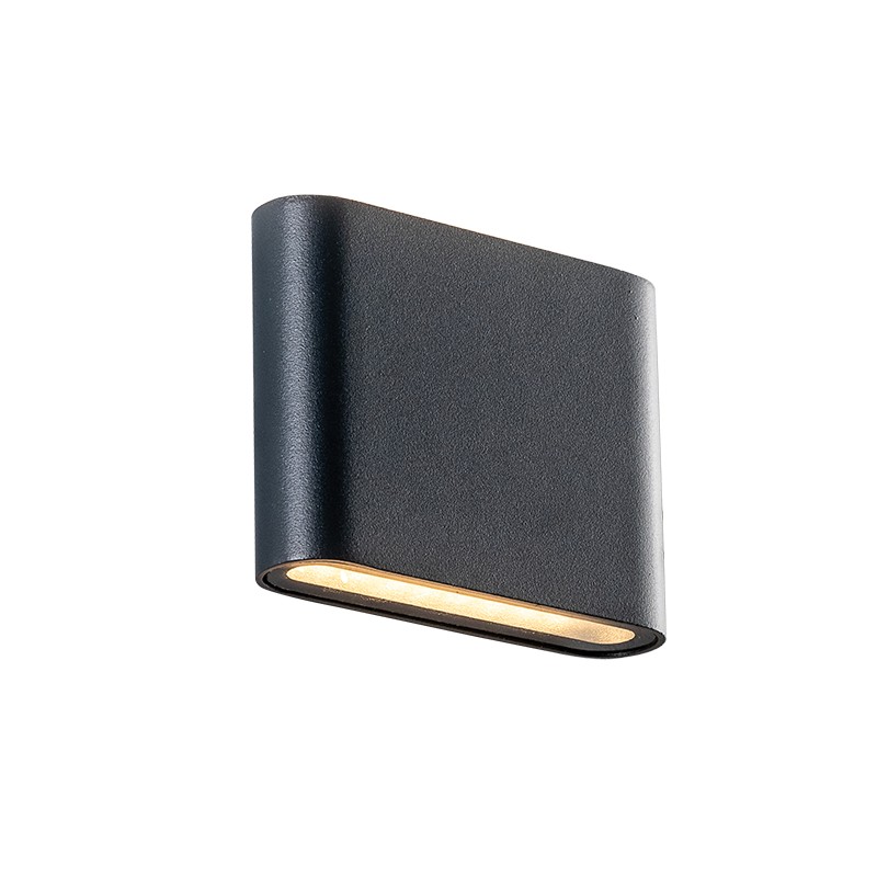 ^LED SMD WALL LUMINAIRE 7W 310LM 60° 230V AC 3.000K DARK GREY CRI80 IP54 30.000HRS