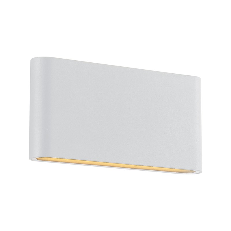 ^LED SMD WALL LUMINAIRE 11W 570LM 60° 230V AC 3.000K MATT WHITE CRI80 IP54 30.000HRS