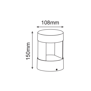 ^LED COB WALL LUMINAIRE 9W 200LM 79° 230V AC 3.000K DARK GREY CRI80 IP54 30.000HRS ^LED COB WALL LUMINAIRE 9W 200LM 79° 230V AC 3.000K DARK GREY CRI80 IP54 30.000HRS