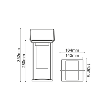 ^LED SMD TABLE BATTERY LUMINAIRE 3W 150LM 180° 3.000K DARK GREY CRI80 IP54 ^LED SMD TABLE BATTERY LUMINAIRE 3W 150LM 180° 3.000K DARK GREY CRI80 IP54