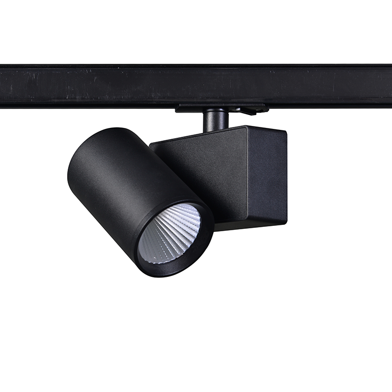 SAND BLACK LED TRACK LUMINAIRE 20W 3000K 1-PHASE 38° 2200LM 230V AC Ra80 5YRS SAND BLACK LED TRACK LUMINAIRE 20W 3000K 1-PHASE 38° 2200LM 230V AC Ra80 5YRS