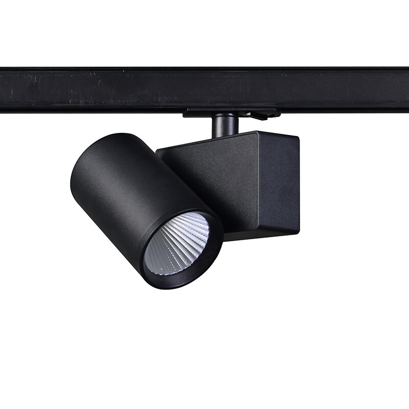 SAND BLACK LED TRACK LUMINAIRE 20W 4000K 1-PHASE 38° 2400LM 230V AC Ra80 5YRS SAND BLACK LED TRACK LUMINAIRE 20W 4000K 1-PHASE 38° 2400LM 230V AC Ra80 5YRS