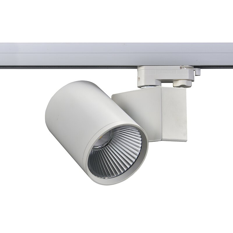 SAND WHITE LED TRACK LUMINAIRE 40W 4000K 3-PHASE 38° 4600LM 230V AC Ra80 5YRS SAND WHITE LED TRACK LUMINAIRE 40W 4000K 3-PHASE 38° 4600LM 230V AC Ra80 5YRS