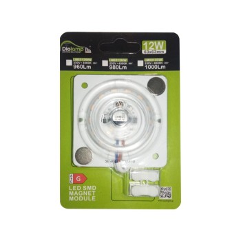 ^ LED SMD MAGNET MODULE 12W 230V AC 960LM 160° 3000K Ra80