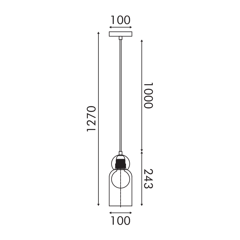 JULIETTE-ΦΩΤΙΣΤΙΚΟ ΚΡΕΜΑΣΤΟ ΜΑΥΡΟ ΓΥΑΛΙΝΟ ΣΥΜΒΑΤΙΚΟ ΙΡ20 1xΕ27 100xH1270mm JULIETTE-ΦΩΤΙΣΤΙΚΟ ΚΡΕΜΑΣΤΟ ΜΑΥΡΟ ΓΥΑΛΙΝΟ ΣΥΜΒΑΤΙΚΟ ΙΡ20 1xΕ27 100xH1270mm