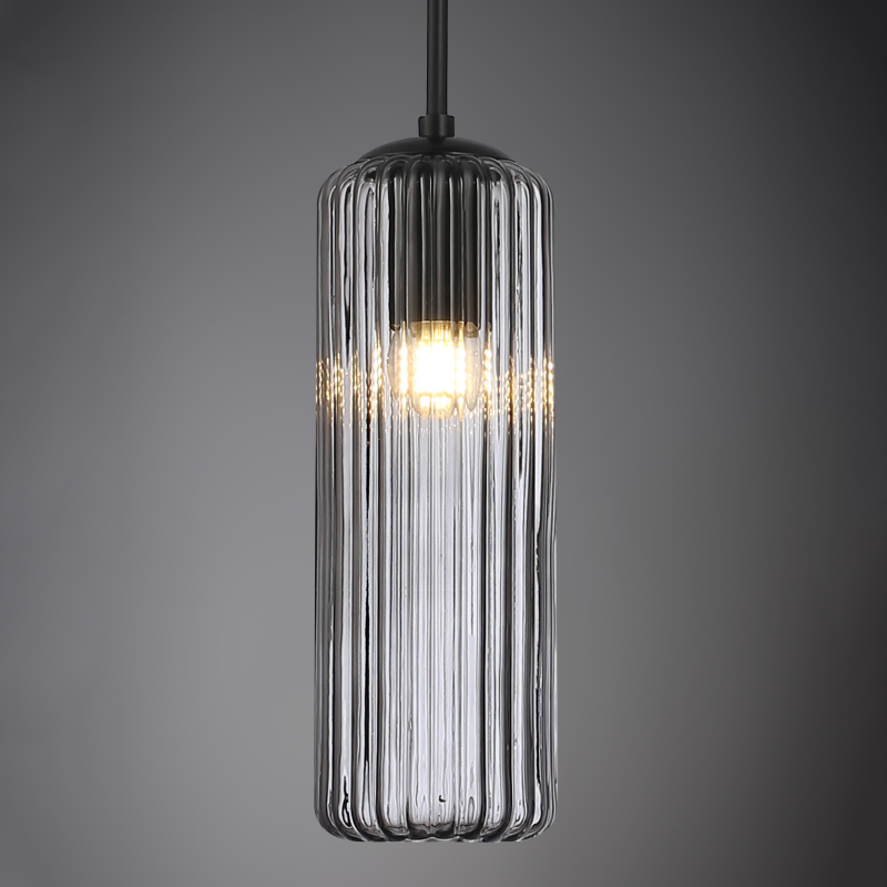 FAME-ΦΩΤΙΣΤΙΚΟ ΚΡΕΜΑΣΤΟ ΜΑΥΡΟ ΓΥΑΛΙΝΟ ΣΥΜΒΑΤΙΚΟ ΙΡ20 1xΕ27 150xH195mm