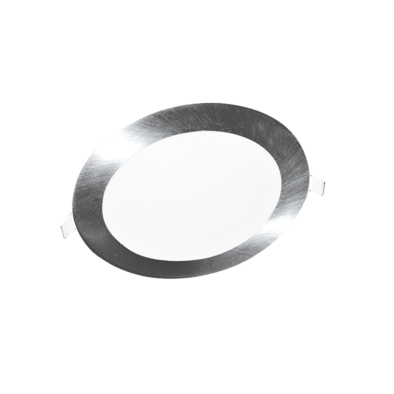 Υ/Κ ROUND NM REC. LED SLIM PANEL 8W 3000K 490Lm 230V Φ120 Ra80