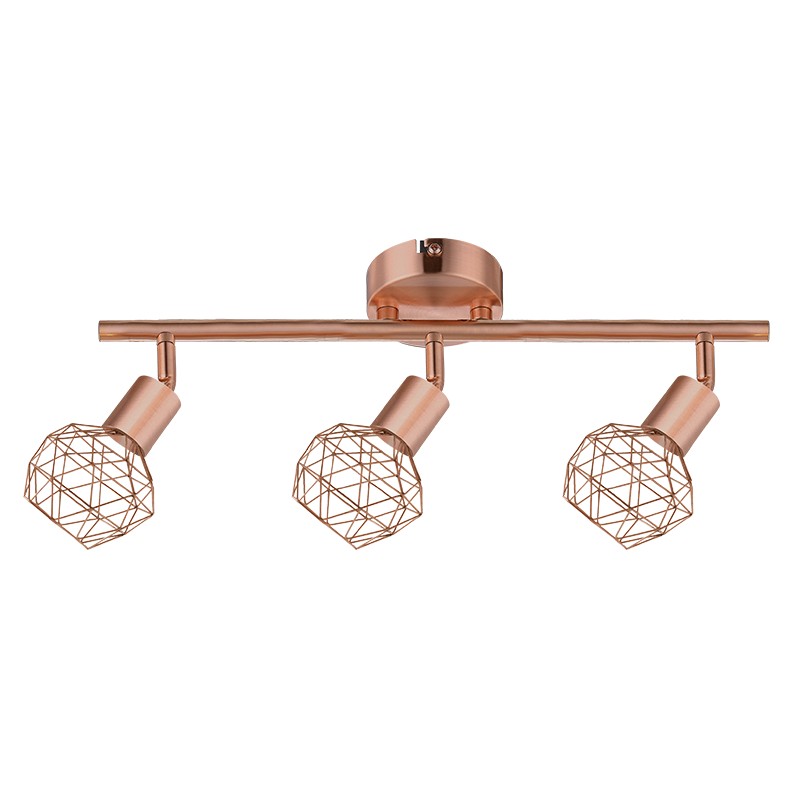 ΣΠΟΤ III 3XE14 ΧΑΛΚΙΝΟ ΠΛΕΓΜΑ 46X12,5X19,5CM ALADDIN ΣΠΟΤ III 3XE14 ΧΑΛΚΙΝΟ ΠΛΕΓΜΑ 46X12,5X19,5CM ALADDIN