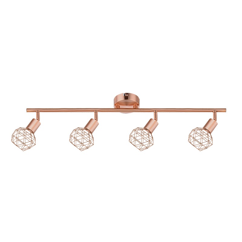 ΣΠΟΤ IIII 4XE14 ΧΑΛΚΙΝΟ ΠΛΕΓΜΑ 68X12,5X19,5CM ALADDIN ΣΠΟΤ IIII 4XE14 ΧΑΛΚΙΝΟ ΠΛΕΓΜΑ 68X12,5X19,5CM ALADDIN