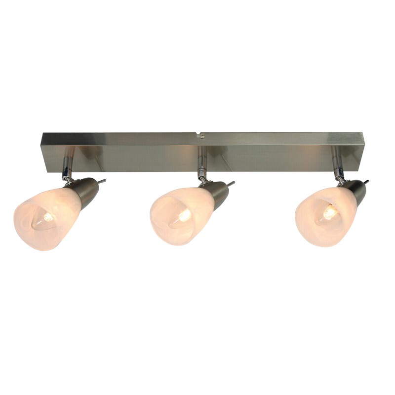 NETTO ΣΠΟΤ ΙΙΙ ΜΠΑΡΑ ΓΥΑΛΙ ΜΠΡΟΝΖΕ 3Χ40W E14 KAMET NETTO ΣΠΟΤ ΙΙΙ ΜΠΑΡΑ ΓΥΑΛΙ ΜΠΡΟΝΖΕ 3Χ40W E14 KAMET