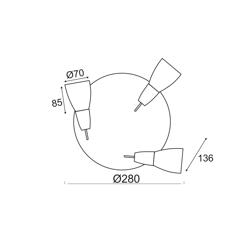 NETTO ΣΠΟΤ ΙΙI ΡΟΖΕΤΑ ΓΥΑΛΙ ΝΙΚΕΛ ΜΑΤ 3Χ40W E14 KAMET NETTO ΣΠΟΤ ΙΙI ΡΟΖΕΤΑ ΓΥΑΛΙ ΝΙΚΕΛ ΜΑΤ 3Χ40W E14 KAMET