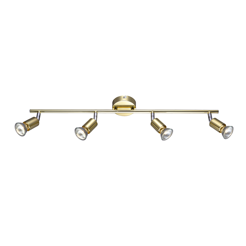 NETTO ΣΠΟΤ 4ΧGU10 ΜΕΤΑΛΛΙΚΟ ΟΡΕΙΧΑΛΚΟ ΓΥΑΛΙΣΤΕΡΟ TRINITY