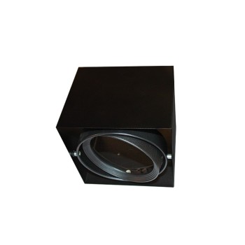 ^  ΣΠΟΤ ΟΡΟΦΗΣ AR111 ΜΟΝΟ ΜΑΥΡΟ 150x150x120