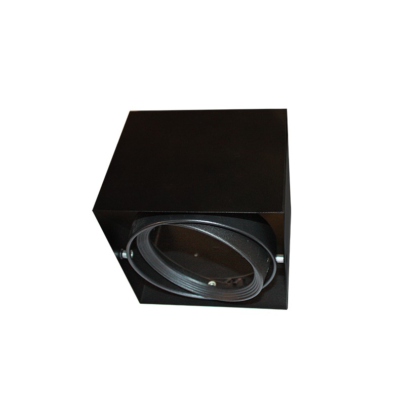 ^  ΣΠΟΤ ΟΡΟΦΗΣ AR111 ΜΟΝΟ ΜΑΥΡΟ 150x150x120