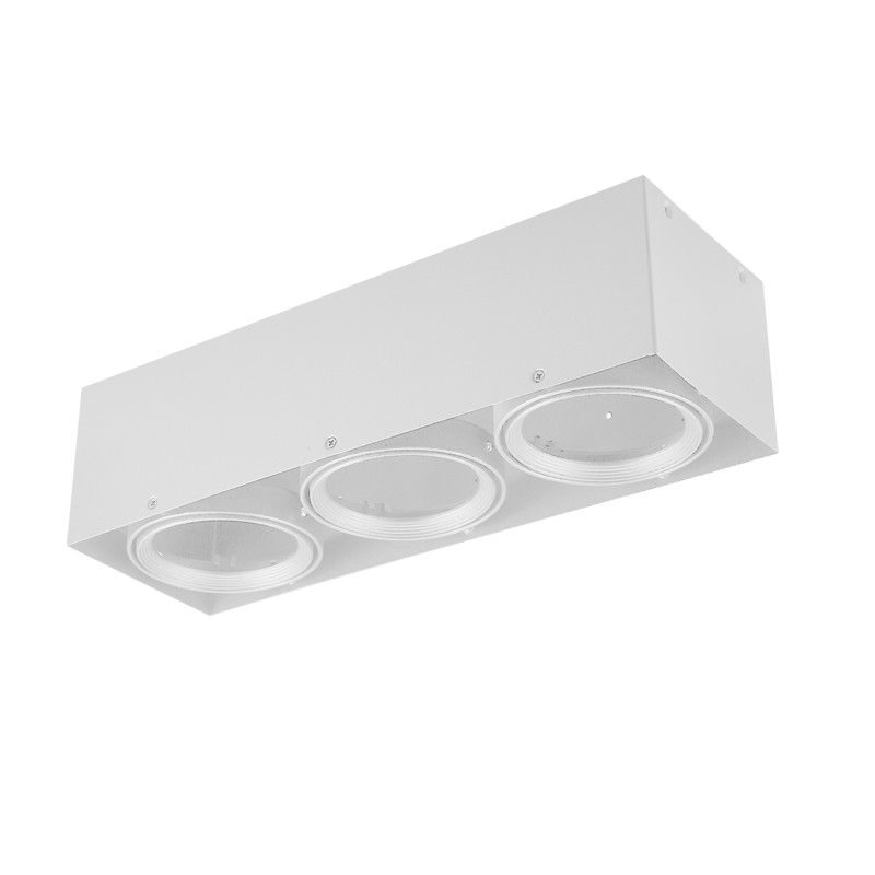 ^  ΣΠΟΤ ΟΡΟΦΗΣ AR111 ΤΡΙΠΛΟ ΛΕΥΚΟ 150x450x120