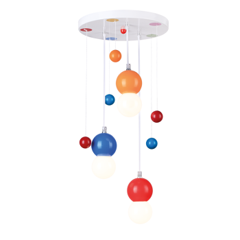 ΚΡΕΜΑΣΤΟ Φ/Σ 3ΧΕ27 ΠΑΙΔΙΚΟ ΠΟΛΥΧΡΩΜΟ Φ30ΧΗ60CM BUBBLES ΚΡΕΜΑΣΤΟ Φ/Σ 3ΧΕ27 ΠΑΙΔΙΚΟ ΠΟΛΥΧΡΩΜΟ Φ30ΧΗ60CM BUBBLES