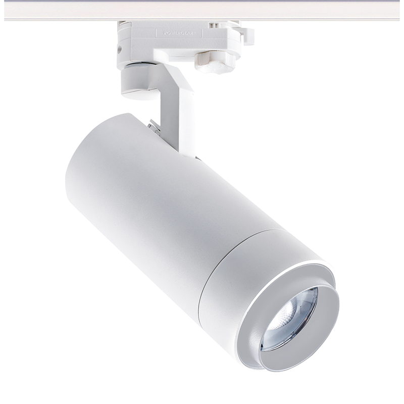 SAND WHITE LED ZOOMABLE TRACK LUMINAIRE 25W 3000K 3-PHASE 25-60° 2800LM MAX. 230V AC Ra80 5YRS SAND WHITE LED ZOOMABLE TRACK LUMINAIRE 25W 3000K 3-PHASE 25-60° 2800LM MAX. 230V AC Ra80 5YRS