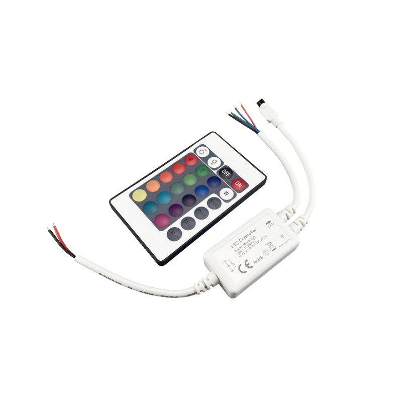 RGB LED ΕΛΕΓΚΤΗΣ 6A 72W/12V 144W/24V ΜΕ ΤΗΛΕΧΕΙΡΙΣΤΗΡΙΟ RGB LED ΕΛΕΓΚΤΗΣ 6A 72W/12V 144W/24V ΜΕ ΤΗΛΕΧΕΙΡΙΣΤΗΡΙΟ