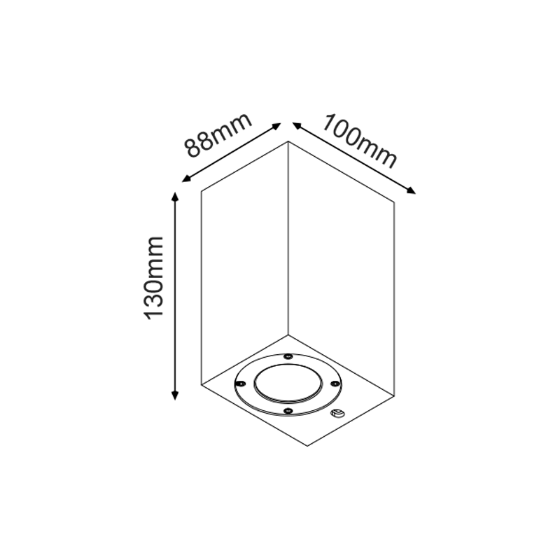 ^ΤΕΤΡΑΓΩΝΟ ΕΠΙΤΟΙΧΟ ΦΩΤΙΣΤΙΚΟ IP65 GU10 ΛΕΥΚΟ ΤΣΙΜΕΝΤΟ ^ΤΕΤΡΑΓΩΝΟ ΕΠΙΤΟΙΧΟ ΦΩΤΙΣΤΙΚΟ IP65 GU10 ΛΕΥΚΟ ΤΣΙΜΕΝΤΟ
