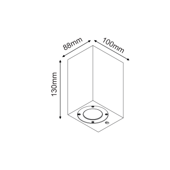 ^ΤΕΤΡΑΓΩΝΟ ΕΠΙΤΟΙΧΟ ΦΩΤΙΣΤΙΚΟ IP65 GU10 ΜΑΥΡΟ ΤΣΙΜΕΝΤΟ ^ΤΕΤΡΑΓΩΝΟ ΕΠΙΤΟΙΧΟ ΦΩΤΙΣΤΙΚΟ IP65 GU10 ΜΑΥΡΟ ΤΣΙΜΕΝΤΟ