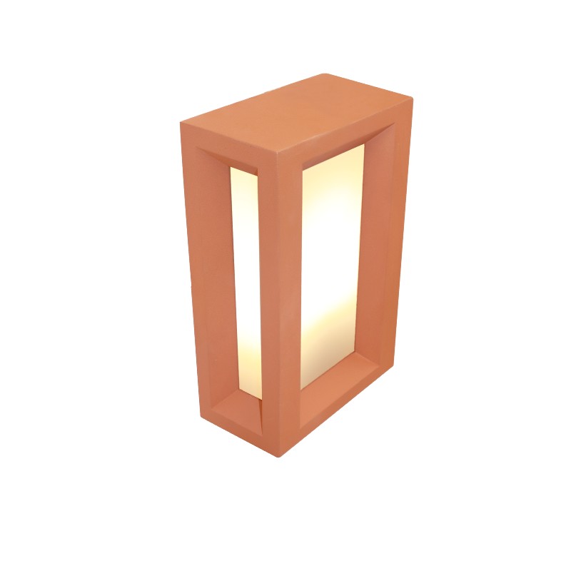 ^ΕΠΙΤΟΙΧΟ ΦΩΤΙΣΤΙΚΟ IP65 Ε27 Max.7W ΤΕΡΑΚΟΤΑ ΤΣΙΜΕΝΤΟ ΜΕ PC ΚΑΛΥΜΜΑ